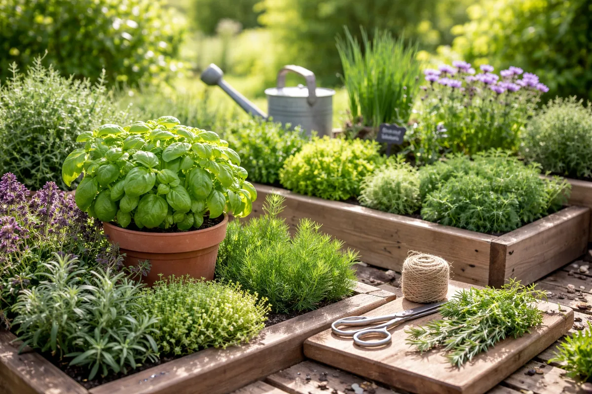 Les astuces pour créer un jardin d'herbes aromatiques réussi