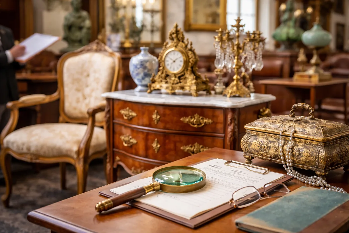 Comment identifier des objets anciens de mobilier pour une estimation en vente aux enchères
