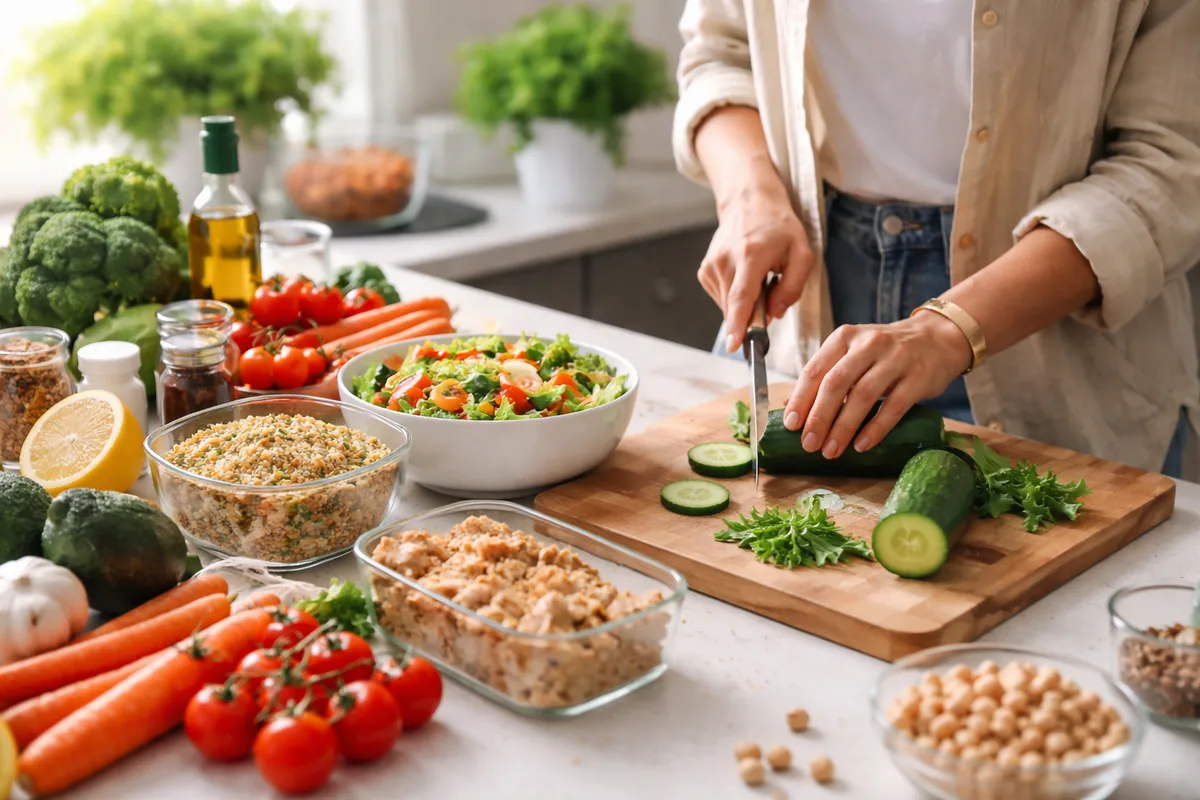 Le plaisir de créer des repas rapidement et sainement