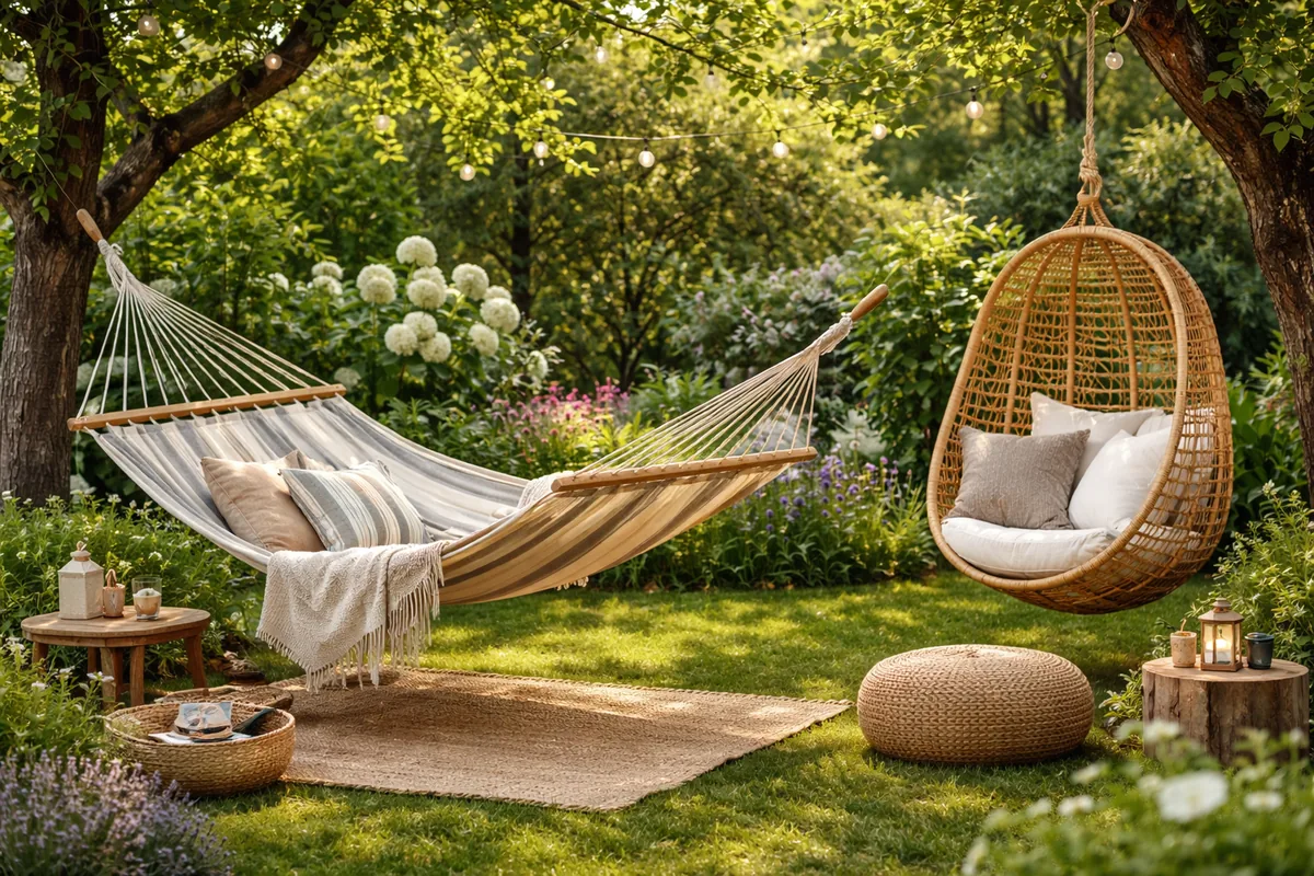 Comment choisir des hamacs et fauteuils suspendus pour se détendre dans son jardin