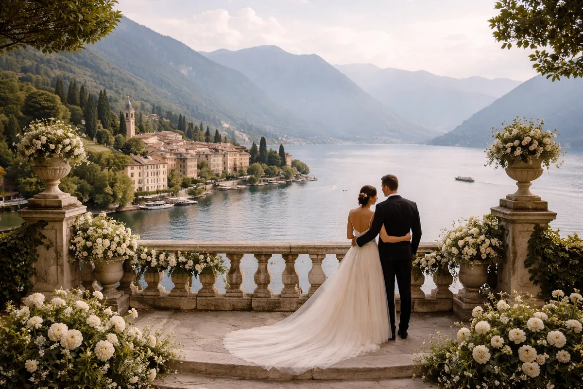 Comment choisir une ville historique pour un mariage sur mesure au lac de Côme